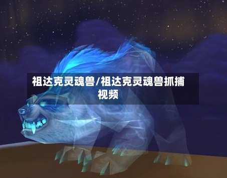 祖达克灵魂兽/祖达克灵魂兽抓捕视频-第2张图片