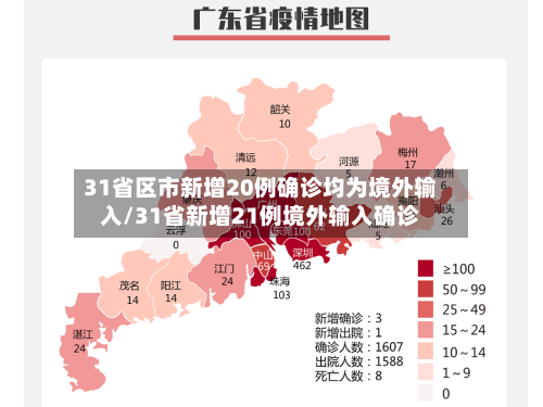 31省区市新增20例确诊均为境外输入/31省新增21例境外输入确诊