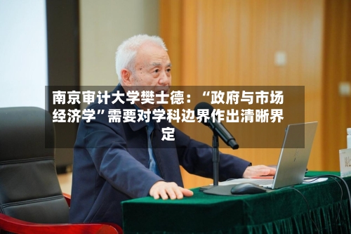 南京审计大学樊士德：“政府与市场经济学	”需要对学科边界作出清晰界定-第3张图片