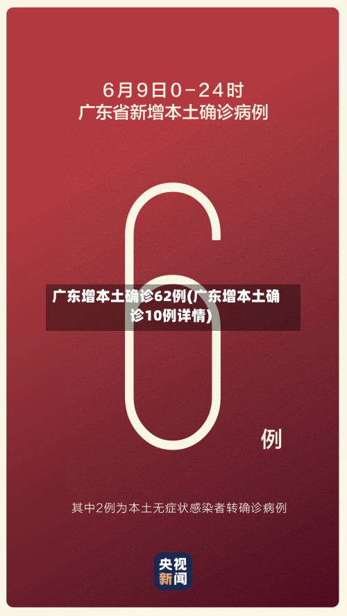 广东增本土确诊62例(广东增本土确诊10例详情)-第2张图片