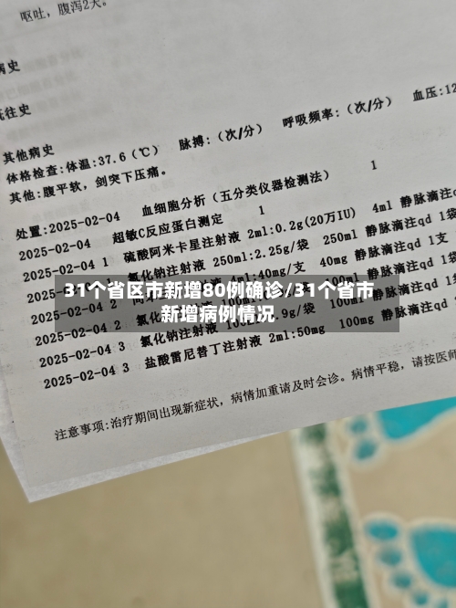 31个省区市新增80例确诊/31个省市新增病例情况