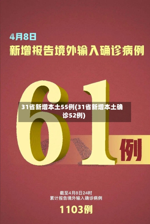 31省新增本土55例(31省新增本土确诊52例)