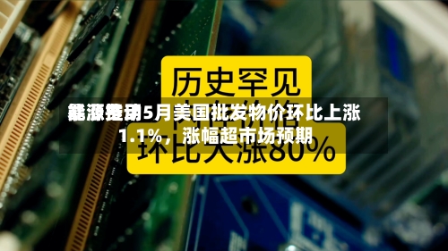 能源费用暴涨推动5月美国批发物价环比上涨1.1%	，涨幅超市场预期-第3张图片