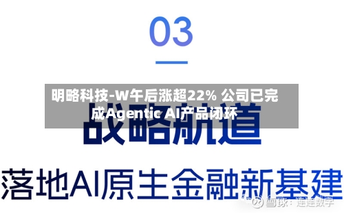 明略科技-W午后涨超22% 公司已完成Agentic AI产品闭环-第2张图片
