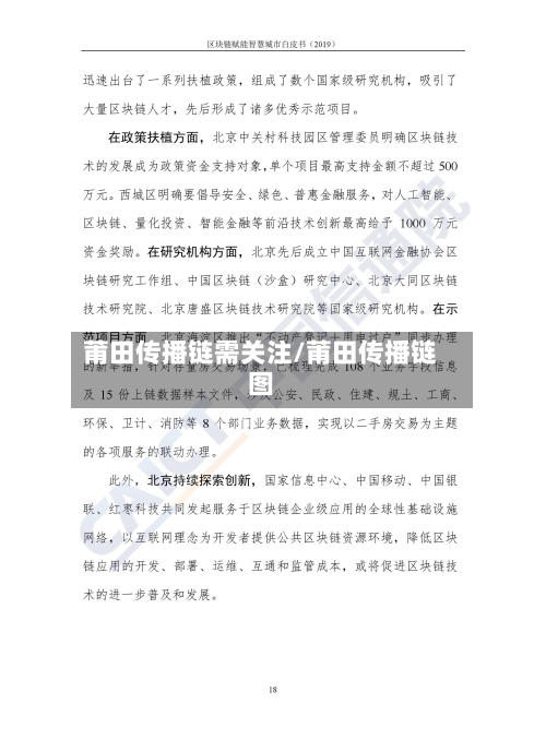 莆田传播链需关注/莆田传播链图-第2张图片