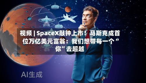 视频 | SpaceX敲钟上市！马斯克成首位万亿美元富翁：我们想带每一个“你”去超越