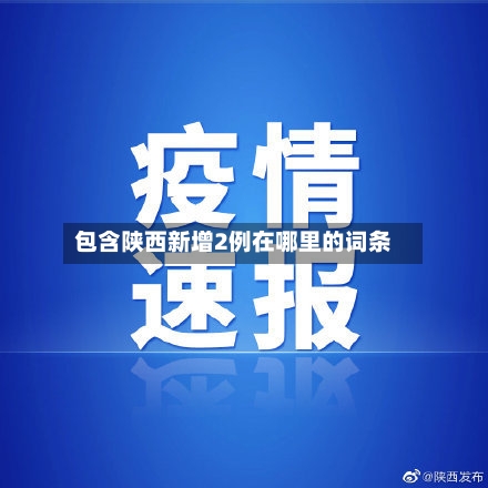 包含陕西新增2例在哪里的词条