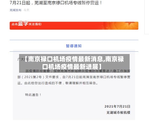 【南京禄口机场疫情最新消息,南京禄口机场疫情最新进展】