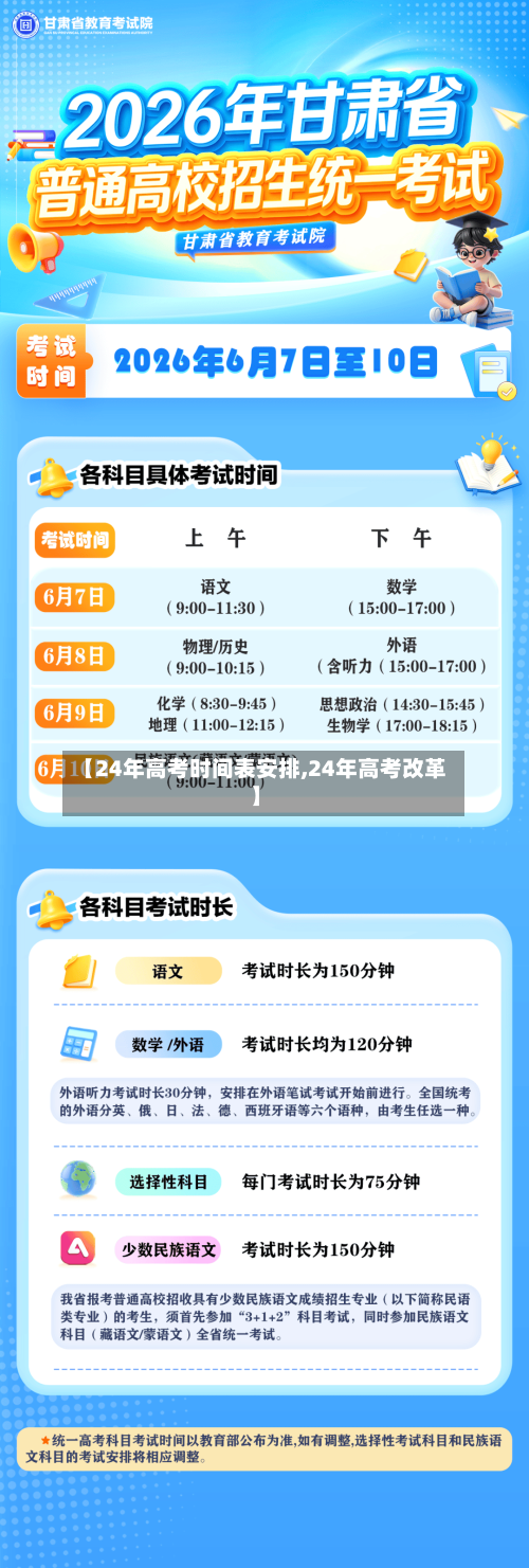 【24年高考时间表安排,24年高考改革】-第2张图片