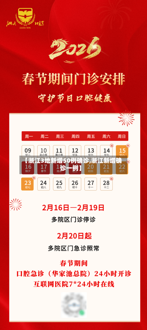 【浙江3地新增50例确诊,浙江新增确诊一例】-第2张图片