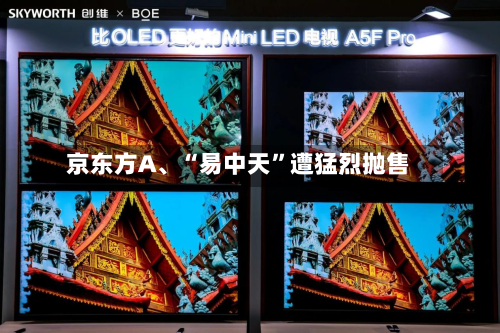 京东方A、“易中天”遭猛烈抛售